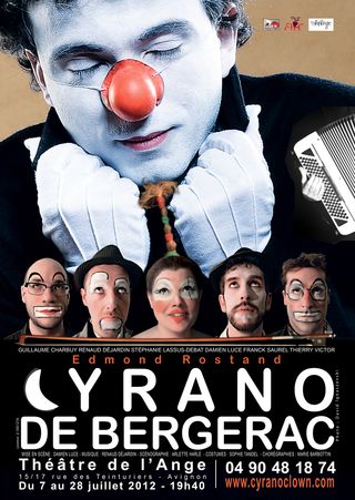 CYRANO DE  BERGERAC-VERSION CLOWNESQUE-AFFICHE